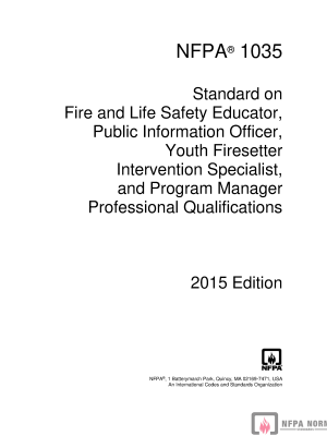 NFPA 1035 PDF